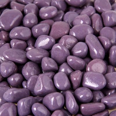 Грунт для аквариума DECOR DE «Галька цветная», фр. 8-12 мм, сиреневая 800 г