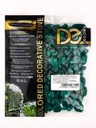 Грунт для аквариума DECOR DE «Галька цветная», фр. 8-12 мм, темно-зелёная, 800 г - Фото 4