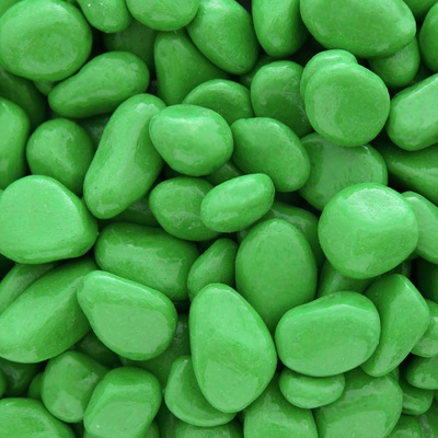 Грунт для аквариума DECOR DE «Галька цветная», фр. 8-12 мм, салатовая, 800 г