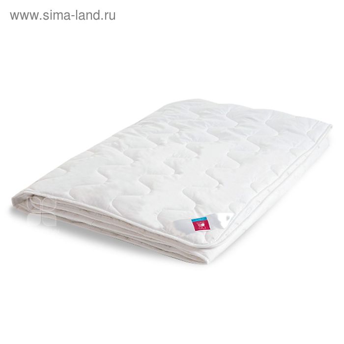 Одеяло стёганое "Лель" лёгкое, размер 140х205, искусственный лебяжий пух, тик, цвет белый, 200 гр/м2 - Фото 1