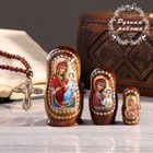 Матрёшка «Православная», 3 кукольная, Иверская, Казанская, Почаевская - Фото 1