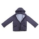 Куртка демисезонная для мальчика, рост 134 см, цвет серый 15-1 - Фото 2