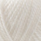 Пряжа "Великолепная" 30% ангора, 70% акрил объёмный 300м/100гр (01 белый) - Фото 3