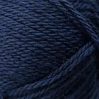 Пряжа "Мериносовая" 50%меринос.шерсть, 50% акрил 200м/100гр (156-Индиго) - Фото 4