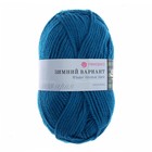 Пряжа "Зимний вариант" 95% имп.шерсть, 5% акрил объёмный 100м/100гр (14-Морская волна) - Фото 2