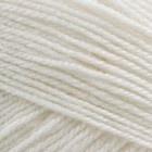 Пряжа для вязания спицами, крючком «Пехорский текстиль. Кроссбред Бразилии», 50% мериносовая шерсть, 50% акрил, 500 м/100 г, (01 белый) - Фото 6