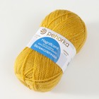 Пряжа для вязания спицами, крючком «Пехорский текстиль. Великолепная», 30% ангора, 70% акрил объёмный, 300 м/100 г, (447 горчица) - Фото 3