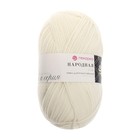 Пряжа для вязания спицами, крючком «Пехорский текстиль. Народная», 30% шерсть, 70% акрил объёмный, 220 м/100 г, (01 белый) - Фото 6