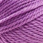 Пряжа для вязания спицами, крючком «Пехорский текстиль. Мериносовая», 50% мериносовая шерсть, 50% акрил, 200 м/100 г, (389 св. фиалка) - Фото 4
