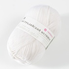 Пряжа для вязания спицами, крючком «Пехорский текстиль. Австралийский меринос», 95% мериносовая шерсть, 5% акрил объёмный 400 м/100 г, (01 белый) - Фото 6