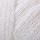 Пряжа для вязания спицами, крючком «Пехорский текстиль. Детский каприз», 50% мериносовая шерсть, 50% фибра, 225 м/50 г, (01 белый) - Фото 1