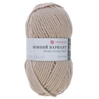 Пряжа "Зимний вариант" 95% имп.шерсть, 5% акрил объёмный 100м/100гр (181-Жемчуг) - Фото 2