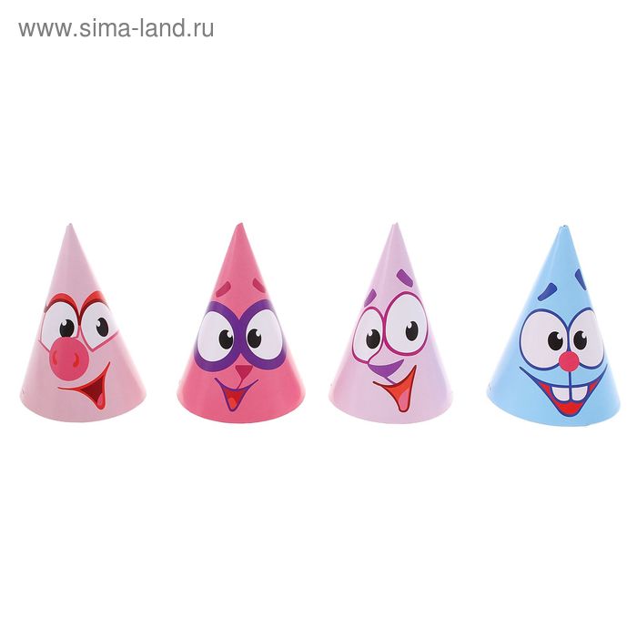 Колпак "Смешарики Улыбки", набор 8 шт. - Фото 1