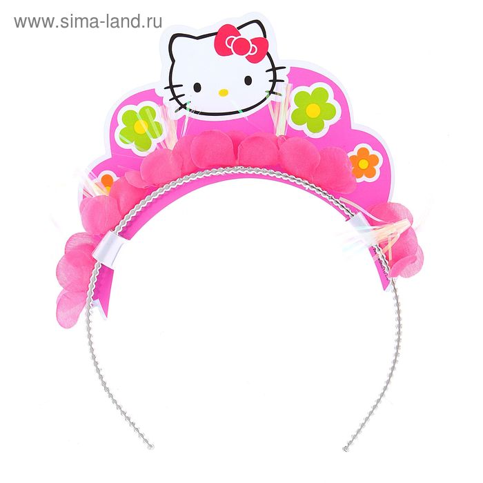 Ободок Hello Kitty «Цветы» - Фото 1