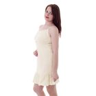 Сорочка женская на лямках А336 экрю, р-р 50 (XL) - Фото 2