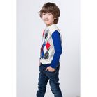 Джемпер для мальчика "Ромб", рост 110-116 см (60), цвет кремовый/синий Р827600 - Фото 3