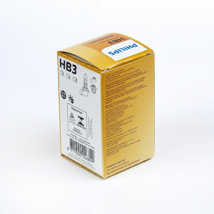 Лампа автомобильная Philips Vision Premium, HB3, 12 В, 65 Вт в
