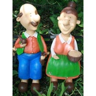 Садовая фигура из полистоуна «Бабка с дедкой», 54×48×22 см - Фото 10