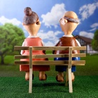 Садовая фигура из полистоуна «Бабка с дедкой», 54×48×22 см - Фото 9