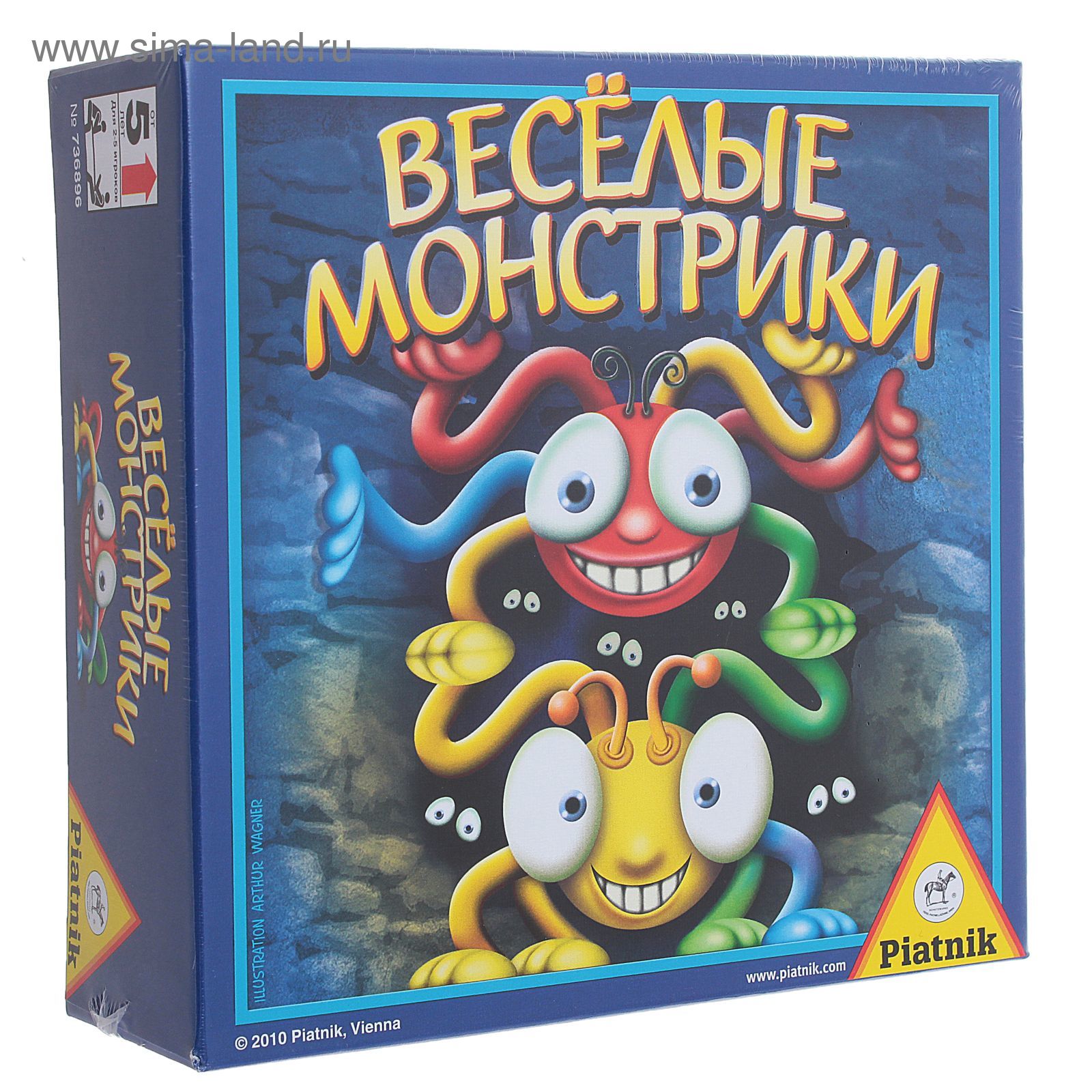 Настольная игра «Весёлые монстрики»