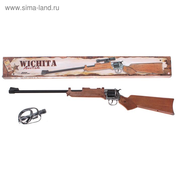 Ружьё игрушечное Wichita Gewehr Metall Western с 12-зарядными пистонами - Фото 1