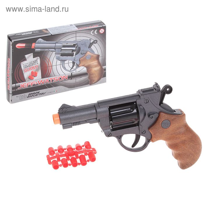Пистолет игрушечный "Jeff Watson" с 8-мм пульками Champions-Line, в коробе - Фото 1