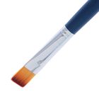 Кисть Синтетика Плоская, серия "Байкал" №14, d-14 мм, L-18 мм (удлинённая ручка) - Фото 3