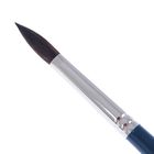 Кисть Белка Круглая, серия "Байкал" №10, d-5.5 мм, L-21 мм (удлинённая ручка) - Фото 3