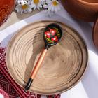 Ложка деревянная «Чернушка», маленькая, хохлома - Фото 1