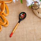 Ложка деревянная «Чернушка», маленькая, хохлома - Фото 3