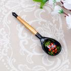 Ложка деревянная «Чернушка», маленькая, хохлома - Фото 5