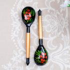 Ложка деревянная «Чернушка», маленькая, хохлома - Фото 7