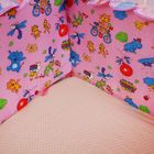Комплект в кроватку "Зверята с игрушками" (2 предмета), цвет розовый (арт. 1522) - Фото 6