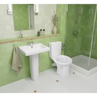 Унитаз "Комфорт" с косым выпуском, тарельчатый, с приставной полочкой (в комплект не входит) - Фото 2