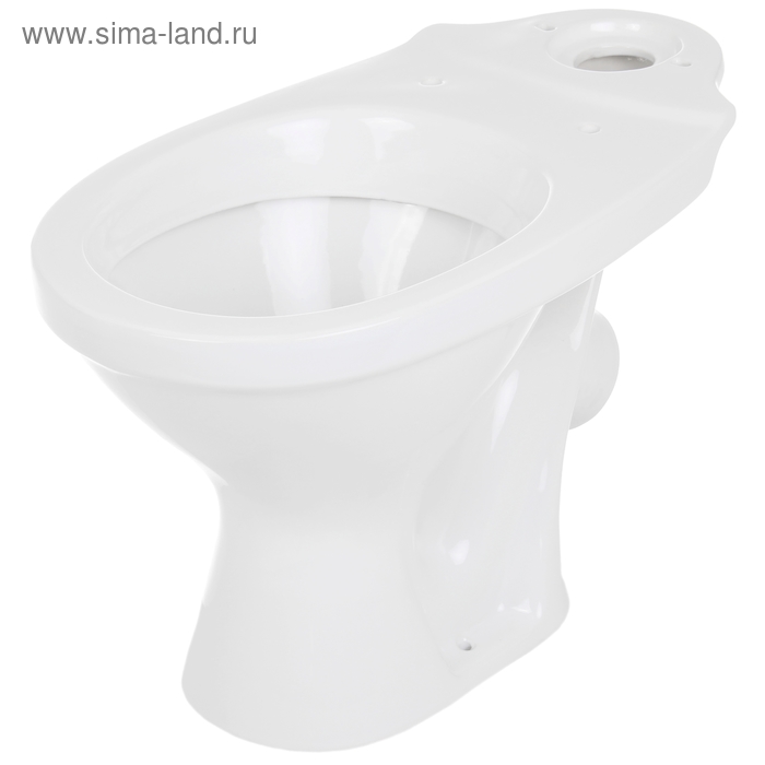 Унитаз "Универсал" с косым выпуском, с цельнолитой полочкой - Фото 1