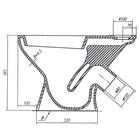 Унитаз "Универсал" с косым выпуском, с цельнолитой полочкой - Фото 3