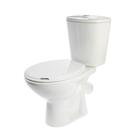 Унитаз компакт ЛЗСФ «Универсал NEW 45», нижняя подводка, косой выпуск, сиденье, кнопка - Фото 1