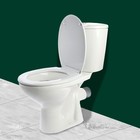 Унитаз компакт ЛЗСФ «Универсал NEW 90», нижняя подводка, прямой выпуск, сиденье, кнопка - Фото 11