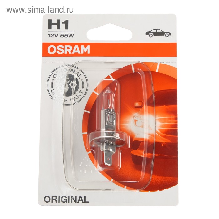 Лампа автомобильная H1 12V-55W Osram - Фото 1