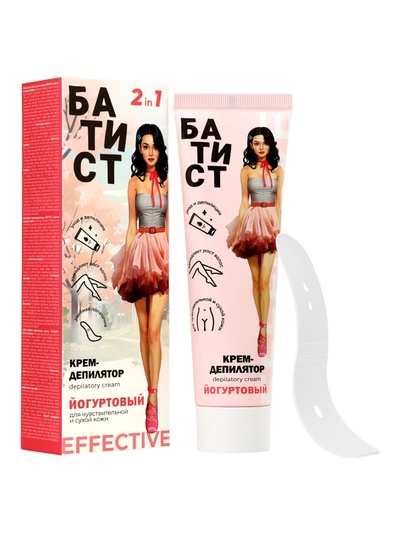 Крем для депиляции «Батист» йогуртовый, 100 мл