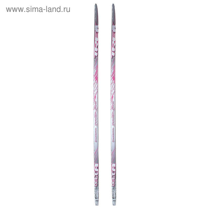 Лыжи пластиковые TREK Delta (Step, 205см, цвет розовый) - Фото 1