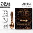 Кошельковый талисман, ложка загребушка денежный сувенир «Успех и процветание», 3.7×1 см - Фото 1