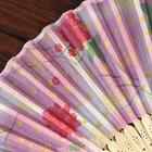 Веер складной «Цветы», h=21 см, рисунок МИКС - Фото 2