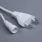 Шнур питания для сосулек 3 выхода, белая нить - Фото 3