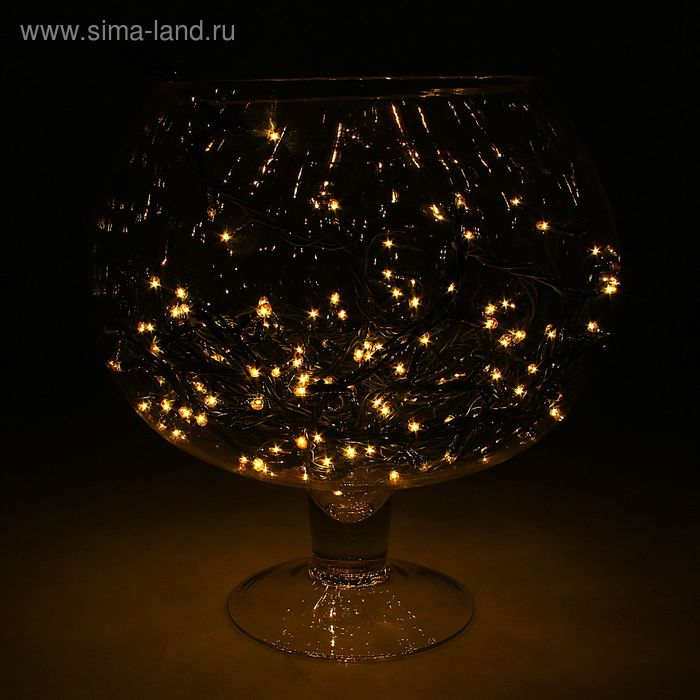 НИТЬ, УМС, 8 м, Н.Т. 200 ламп, 220V, фиксинг, ЖЕЛТЫЙ - Фото 1