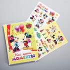 Фотоальбом на 36 фото в мягкой обложке с наклейками "Мои яркие моменты", Микки Маус и друзья - Фото 2