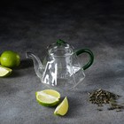 Чайник заварочный со стеклянным ситом «Грин», 600 мл - Фото 4