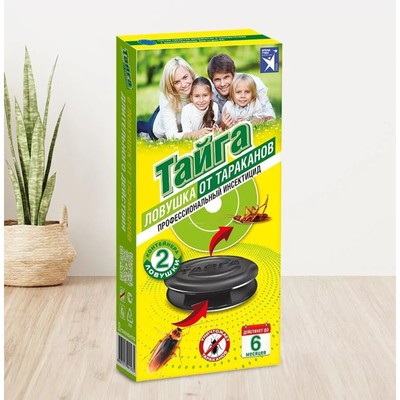 Ловушка от тараканов Тайга, 2 шт.