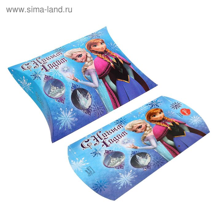 Коробка подарочная "С новым годом!", Холодное сердце 14 х14 см - Фото 1