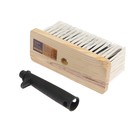 Кисть-макловица ТУНДРА, искусственная щетина, пластиковая рукоятка, 70×170 мм - Фото 6